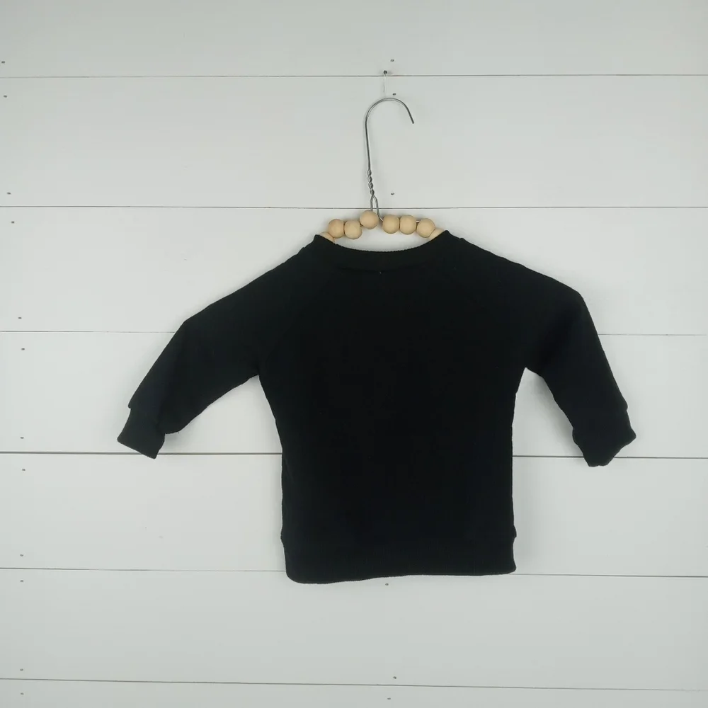 Guns and Roses boys size 3-6 mos black vintage design sweatshirt